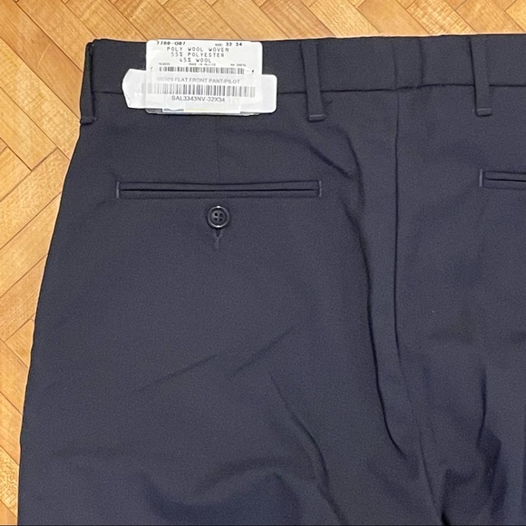 Edwards Signature NWT Dark Navy Men’s Pilot Pants - Picture 7 of 9